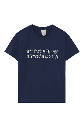 Coordinate Print T-Shirt